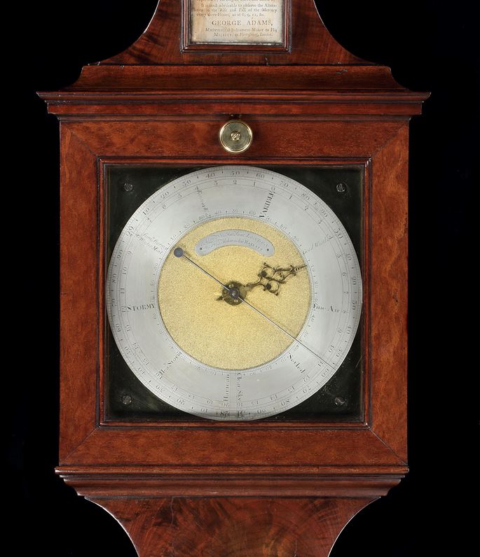 George Adams - A mahogany wheel barometer | MasterArt